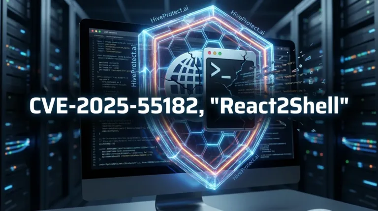 CVE-2025-55182, "React2Shell" e la protezione proattiva HiveProtect.ai