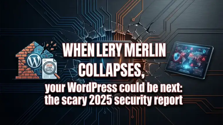 When Leroy Merlin collapses, your WordPress could be next: the scary 2025 security report